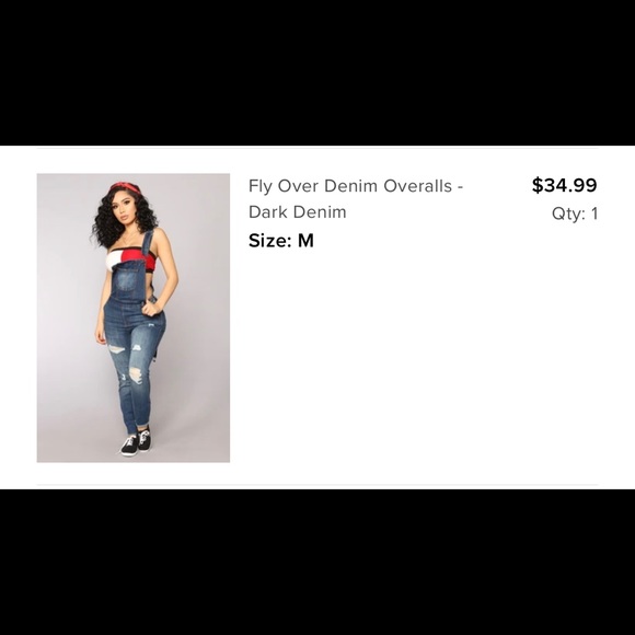 Overalls from Fashion Nova BRAND NEW size XL - Picture 3 of 4